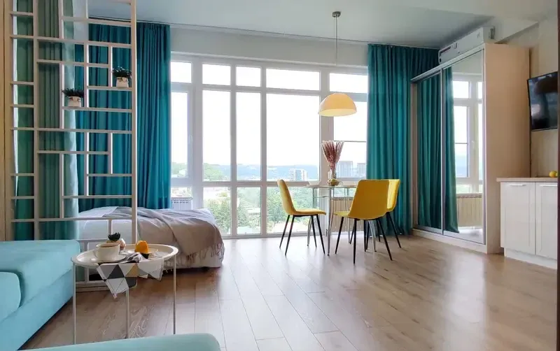 Квартира-студия 40 м² в Золотом треугольнике Сочи
