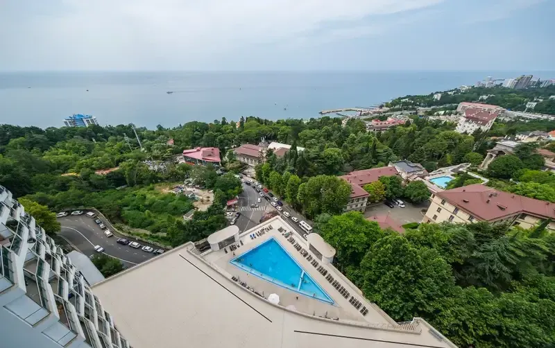 3 комнатные апартаменты, бассейн, панорама на море